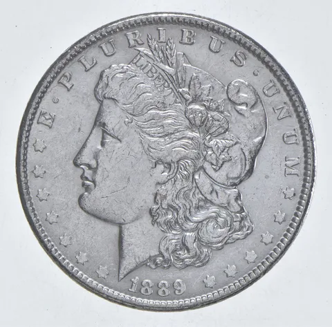 Better 1889 Morgan Silver Dollar - 90% US Coin - Nice Coin *494
