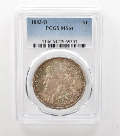 1883-O Morgan Silver Dollar MS64 PCGS Beautiful Tone *6923