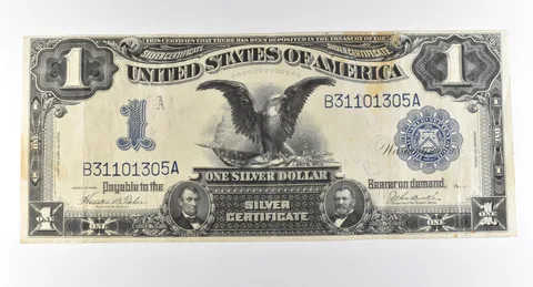 1899 $1 Silver Certificate Large Note Blue Seal *2861