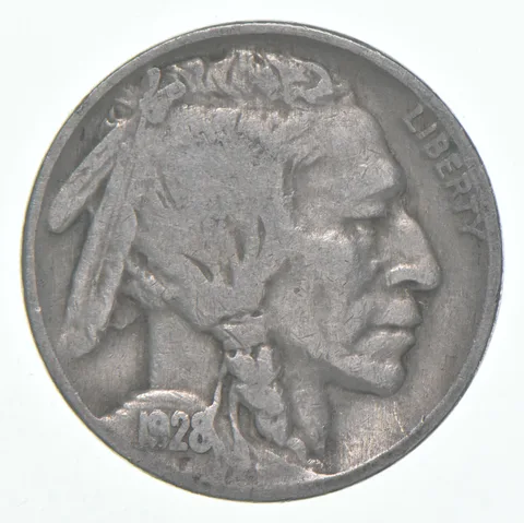 1928 (P) Indian Head Buffalo Nickel Average Circ