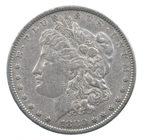 Early - 1880 Morgan Silver Dollar - 90% US Coin *645