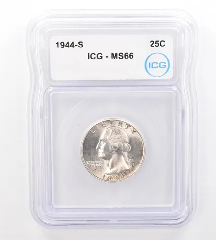 1944-S Washington Quarter MS66 ICG Nice Tone *7325