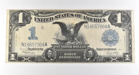 1899 $1 Silver Certificate Large Note Blue Seal *2869