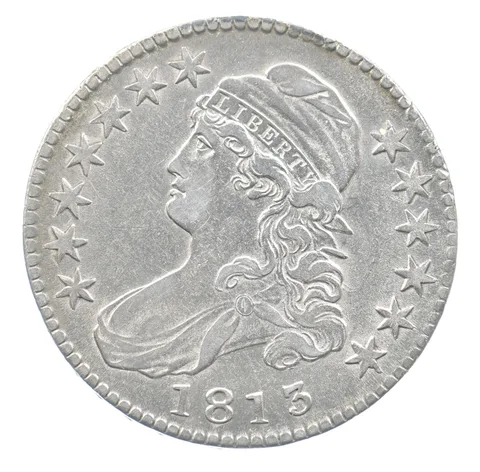 1813 Capped Bust Half Dollar O-108 R5 a5060