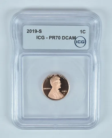 2019-S Lincoln Shield Cent PR70 DCAM ICG