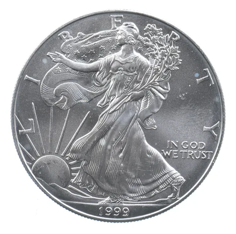 Better Date 1999 American Silver Eagle 1 Troy Oz .999 Fine Silver *726
