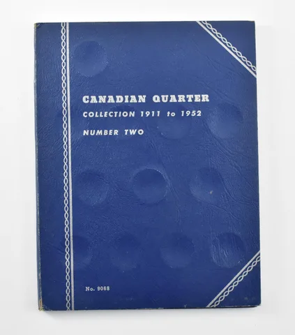 Canadian Quarter Collection No 2 1911-1952 Whitman Album - NO Coins *3437