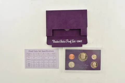 1987-S United States Proof Set Special Inside Out Packaging ERROR *4971