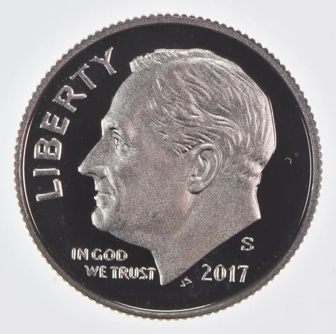2017-S Roosevelt Dime CLAD Proof