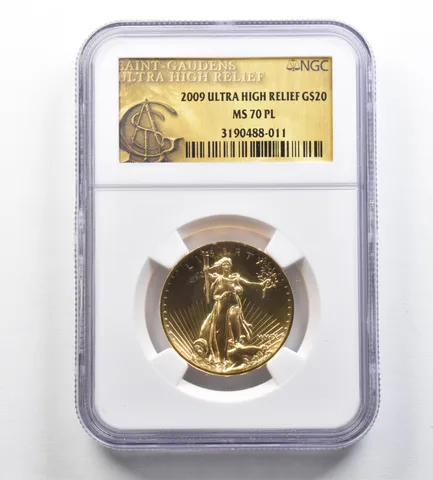 2009 $20 MMIX Gold Double Eagle Ultra High Relief MS70 PL NGC *9577