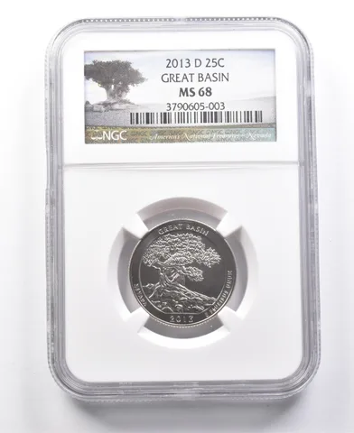 2013-D Washington Quarter Great Basin MS68 NGC a7689