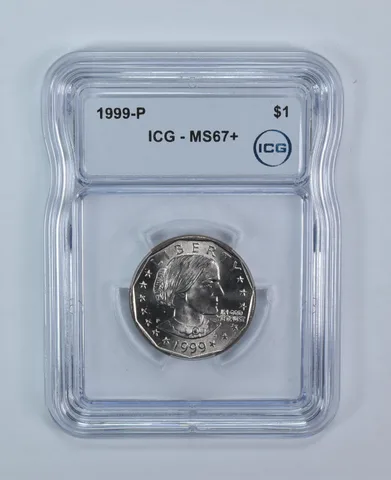 1999-P Susan B Anthony $1 MS67+ ICG
