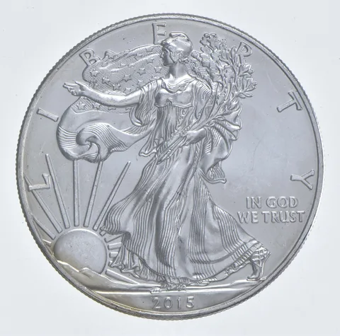 Better Date 2015 American Silver Eagle 1 Troy Oz .999 Fine Silver *589