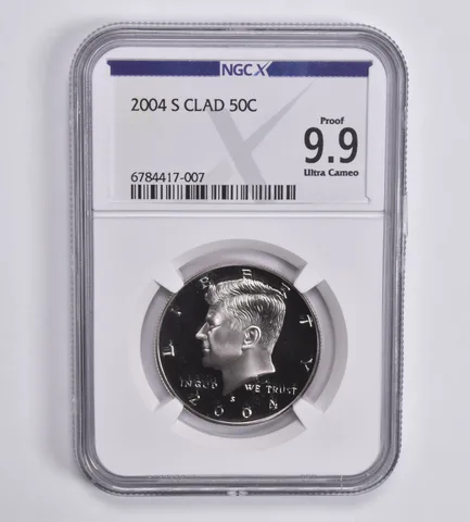 2004-S Kennedy Half Dollar CLAD 50c Proof 9.9 UCAM NGC X NGCX