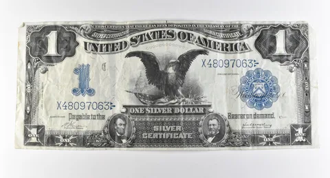 1899 $1 Silver Certificate Large Note Blue Seal *2840