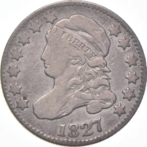 1827 Liberty Cap Dime - JR13 *0161