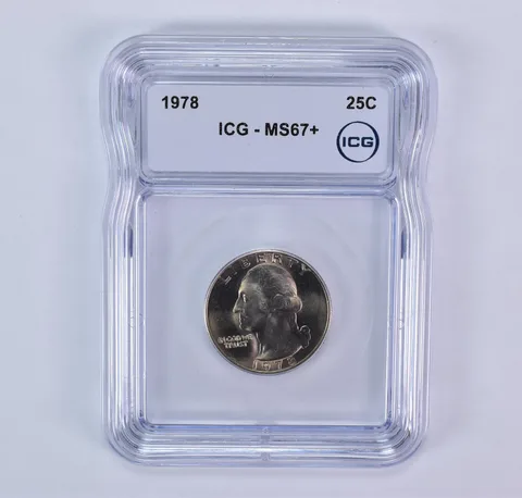 1978 Washington Quarter MS67+ ICG