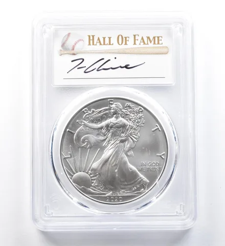 2020 (S) American Silver Eagle Tom Glavine Emergency Issue FDOI MS70 PCGS *1225