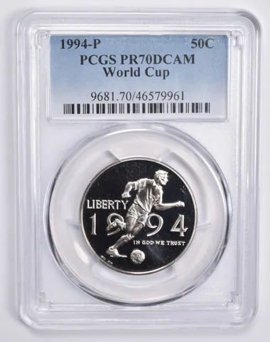 1994-P World Cup Commemorative Half Dollar PR70 DCAM PCGS