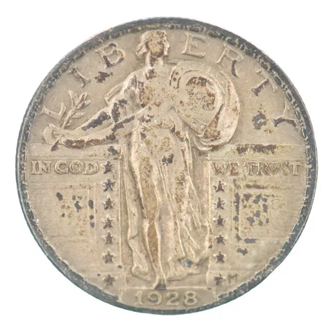 1928 Standing Liberty Quarter Beautiful Tone *2808