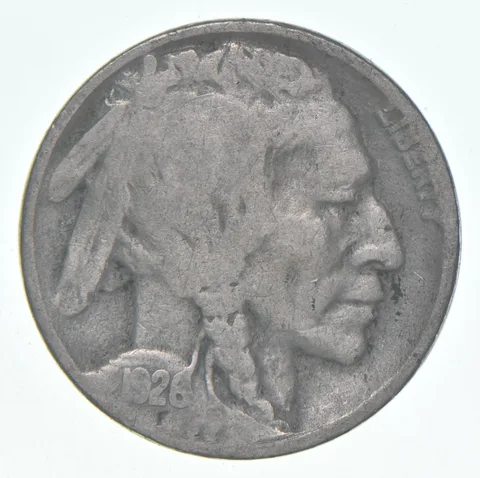 1926-D Indian Head Buffalo Nickel Average Circ