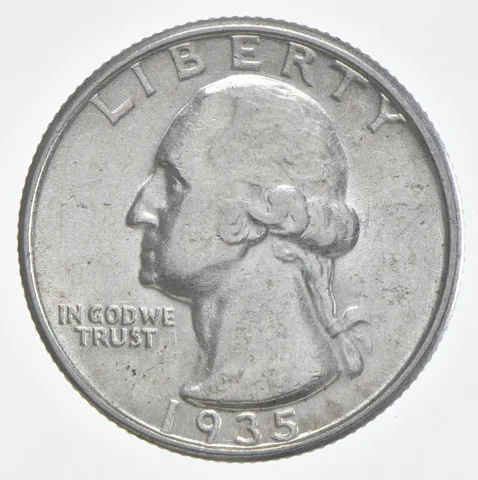 1935 (P) BU Washington Quarter Silver