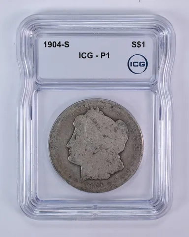 1904-S Morgan Silver Dollar P1 ICG Lowball