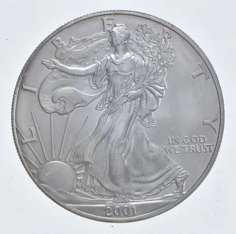 Better Date 2001 American Silver Eagle 1 Troy Oz .999 Fine Silver *202
