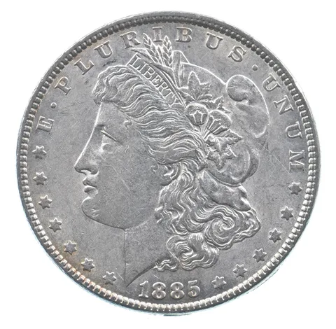 Better 1885 Morgan Silver Dollar - 90% US Coin - Nice Coin *417