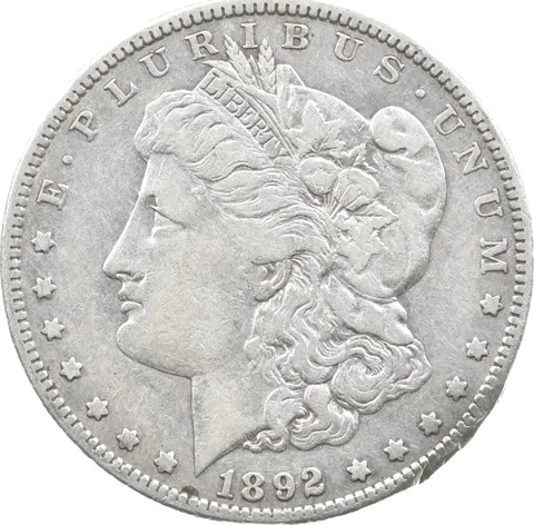 1892-S Morgan Silver Dollar a7085