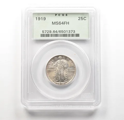 1919 Standing Liberty Quarter MS64 FH PCGS OGH PQ a6295