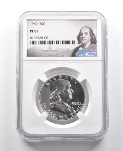 1960 Franklin Half Dollar PF69 NGC Great Contrast *8957