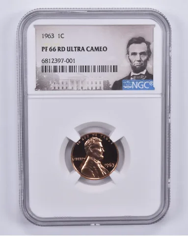 1963 Lincoln Memorial Cent PF66 RD UCAM NGC Special Label