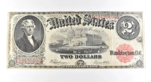 1917 $2 Legal Tender Large Note Red Seal *2670
