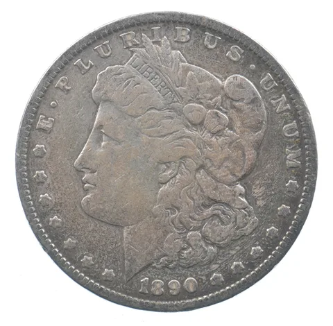 Early - 1890-S Morgan Silver Dollar - 90% US Coin *036