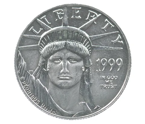 1999 $50 American Platinum Eagle 1/2 Oz Platinum *5319