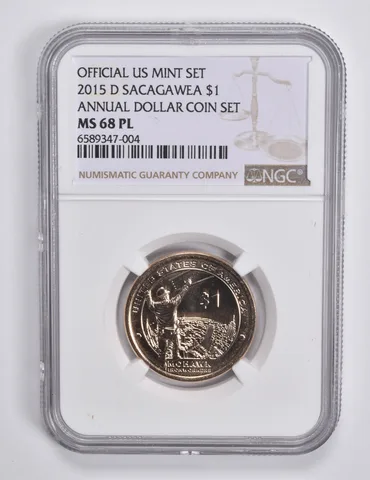 2015-D Sacagawea $1 Mohawk Ironworkers Annual Dollar Set MS68 PL NGC