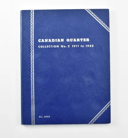 Canadian Quarter Collection No 2 1911-1952 Whitman Album - NO Coins *3430