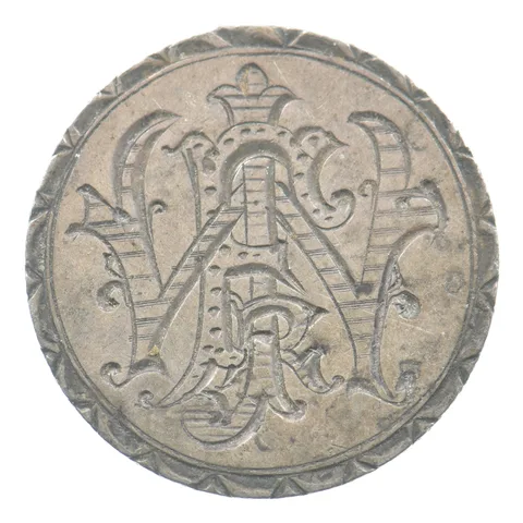 1887 Seated Liberty Dime Love Token Victorian W F *5493