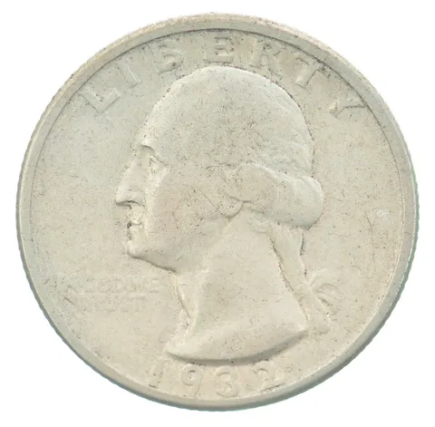 1932-D Washington Quarter Blue Tone a6570