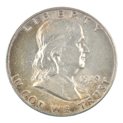 1949-D Franklin Half Dollar Beautiful Tone *2819