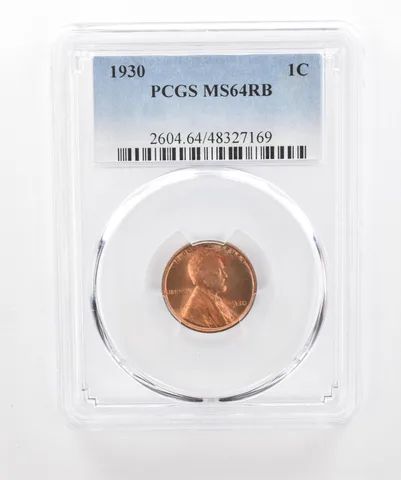 1930 Lincoln Wheat Cent MS64 RB PCGS Beautiful Tone *2988