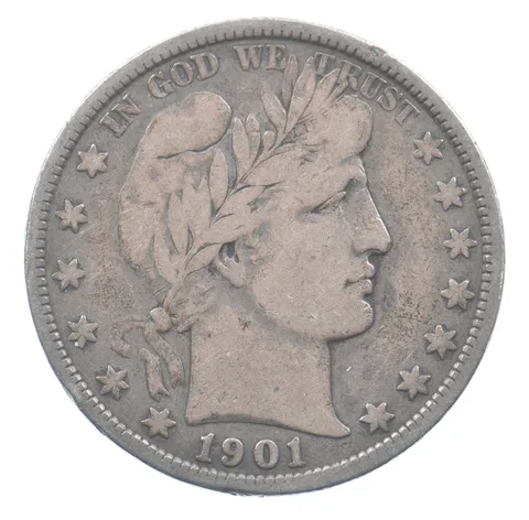 1901-S Barber Half Dollar *2592