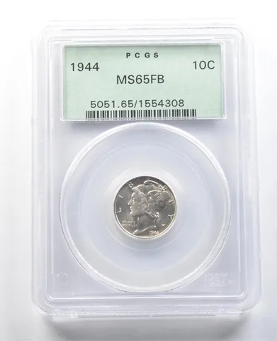 1944 Mercury Dime MS65 FB PCGS OGH *3480