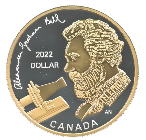 2022 Canada 1 Dollar Alexander Graham Bell *6690