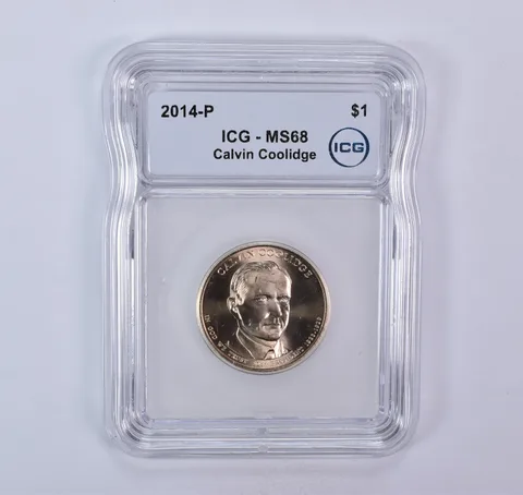 2014-P Presidential $1 Calvin Coolidge SMS MS68 ICG