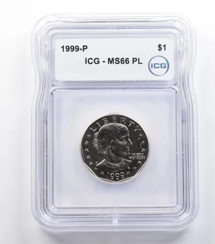 1999-P Susan B Anthony MS66 PL ICG *9337