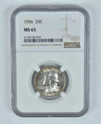 MS65 1956 Washington Quarter NGC Beautiful Tone a3728