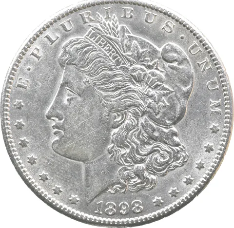 1898-S Morgan Silver Dollar a5159