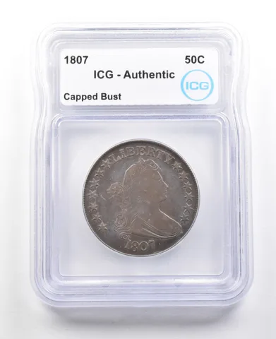 1807 Draped Bust Half Dollar Authentic ICG *3611